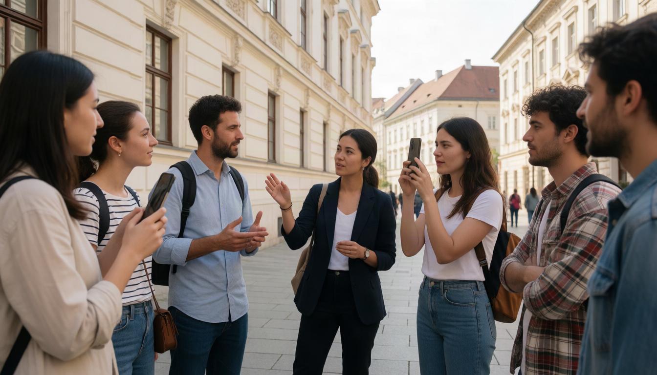 Photo-friendly city walking